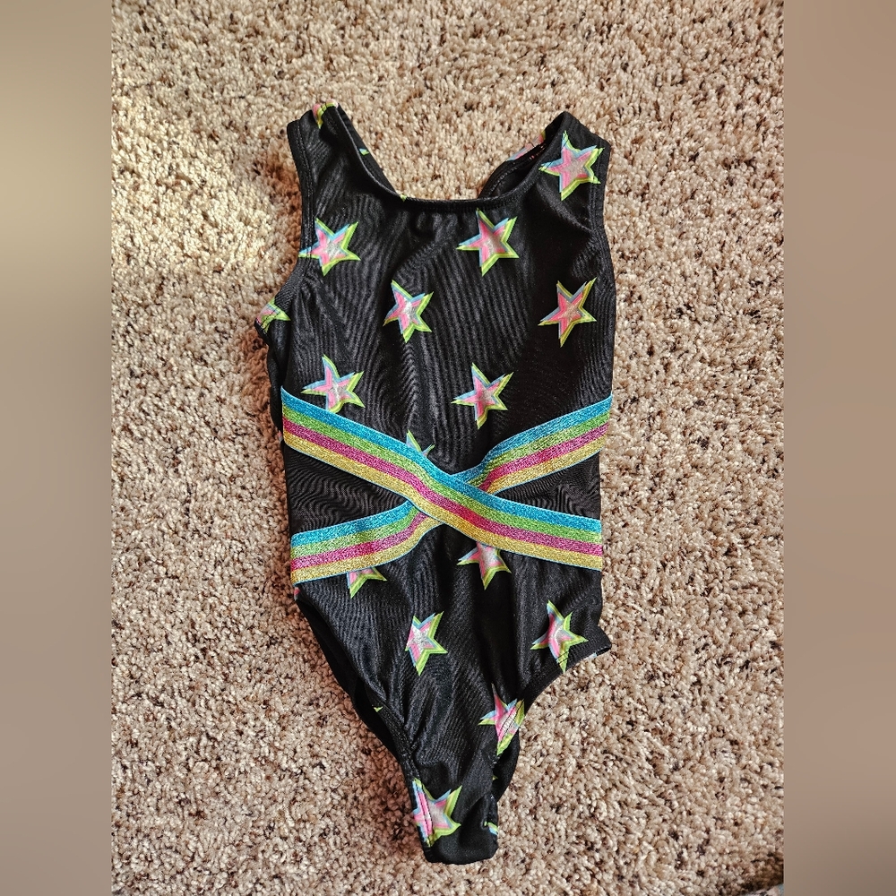More Than Magic Black Star Leotard